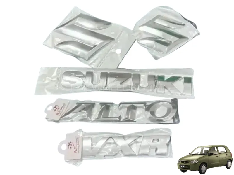 Suzuki Alto Vxr 2000-2012 Logo Monograms - 5 Pcs Image-1