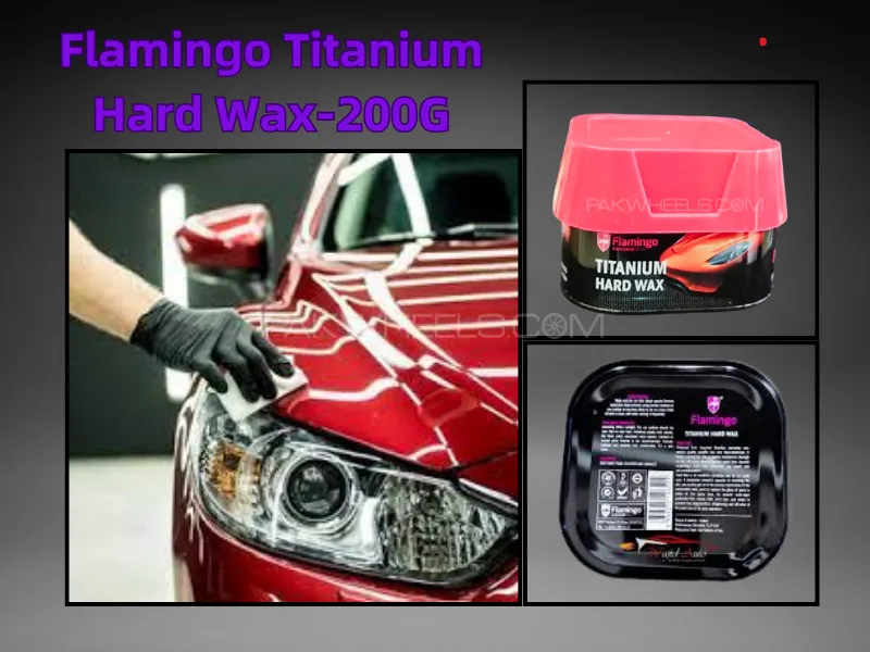 Flamingo Titanium Hard Wax-200G | Car Titanium Hard Wax Flamingo Make your Car Shine Image-1