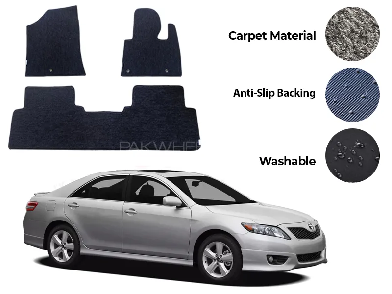 Toyota Camry Genuine Fitting Carpet Floor Mat 3PCS - Model 2006-2011