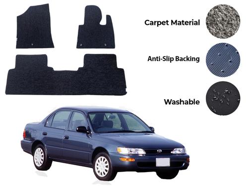 Toyota Corolla Genuine Fitting Carpet Floor Mat 3PCS - Model 1987-1994 Toyota Corolla Genuine Fitting Carpet Floor Mat 3PCS - Model 1987-1994