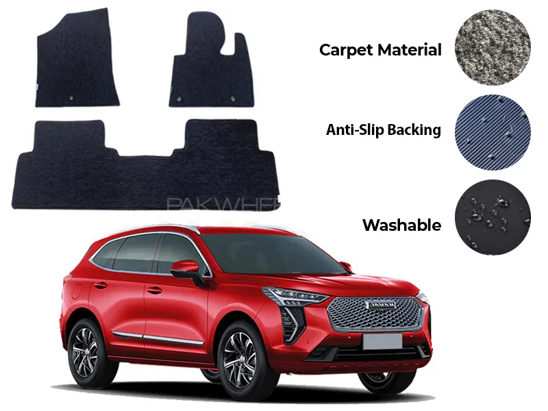 Haval Jolion Fitting Carpet Floor Mat 3PCS - Model 2021-2025 Image-1