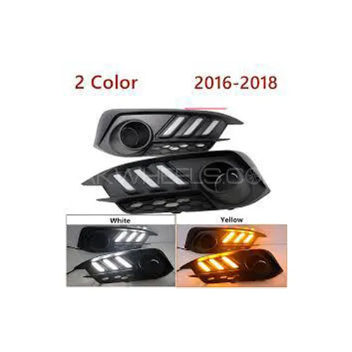 Honda Civic 2017 New Mustang Style DRL Covers With 2 colur Image-1