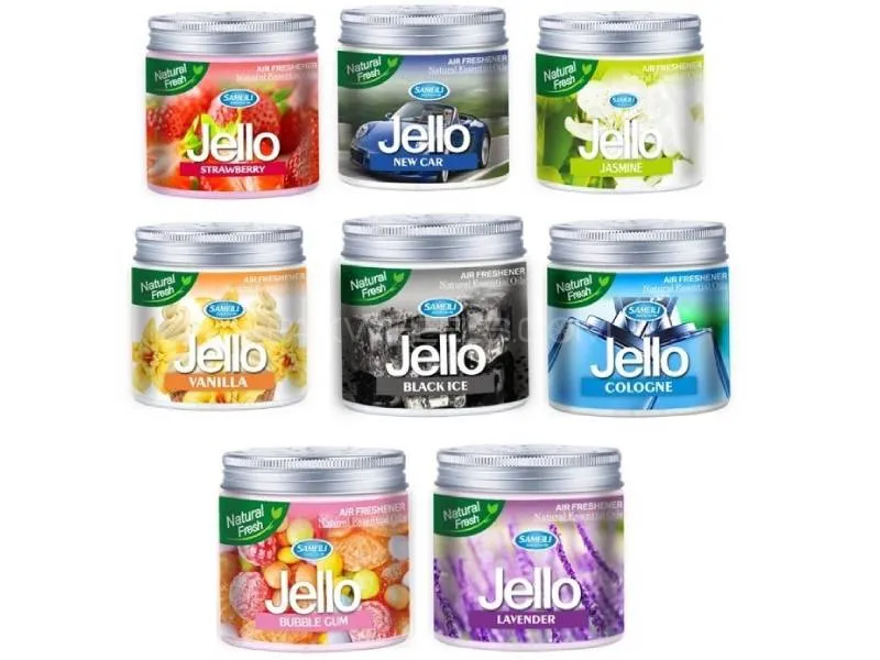 JELLO Car Air Freshener – Long-Lasting Gel Fragrance for a Fresh Ride Image-1