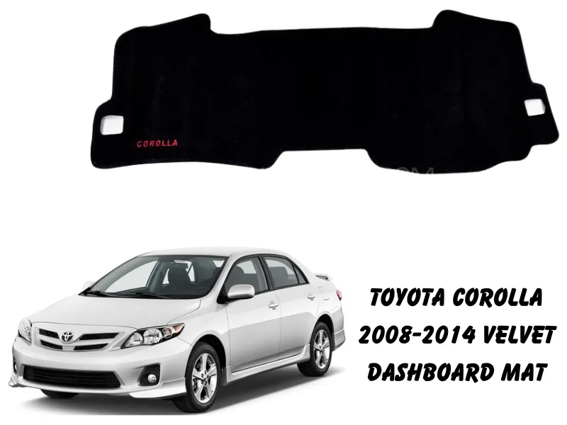Toyota Corolla 2008-2014 Dashboard Mat Pad Cover Non-Slip Mat Image-1