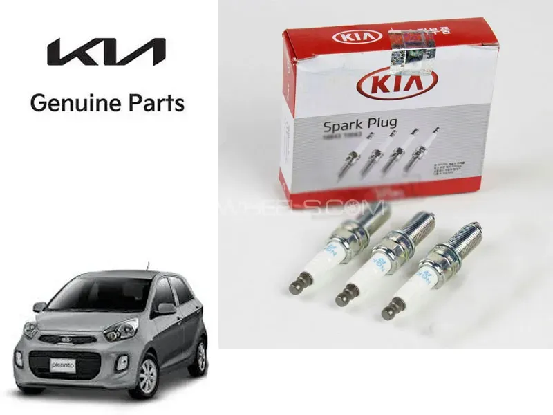 Genuine Spark Plugs Pack of 3 for KIA Picanto 2019 to 2024 Image-1