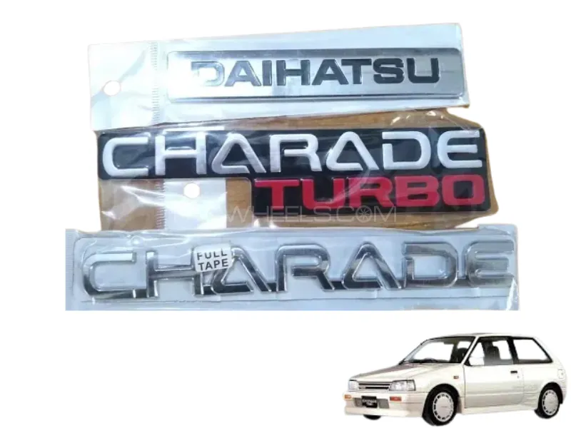 Daihatsu Charade Monograms | 3 Pieces | Image-1