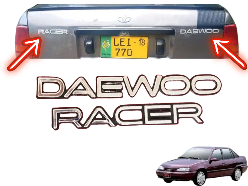 Daewoo Racer Emblem | 2 Pieces | 1993 - 1995
