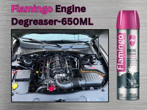 Flamingo Engine Degreaser-650ML | Eliminate Oils Stains, Dirt and Dust From Engine Surface use it Flamingo Engine Degreaser-650ML | Eliminate Oils Stains, Dirt and Dust From Engine Surface use it