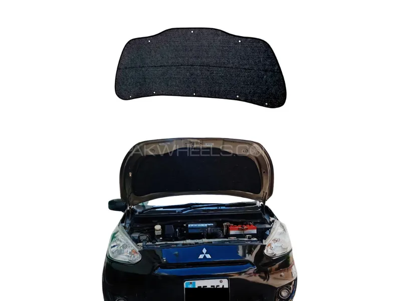 Mitsubishi Mirage Front Bonnet Hood Insulator Heat Shield Namda Liner Cover Image-1
