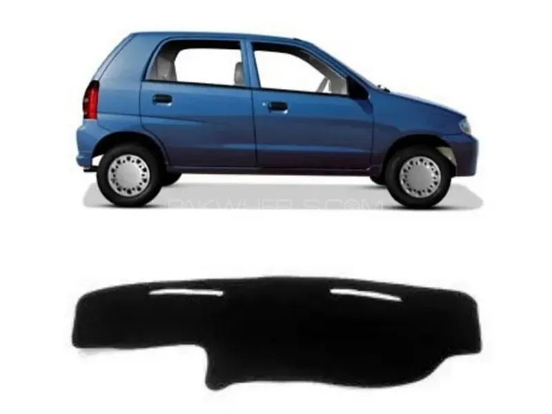 Suzuki Alto 2000 - 2012 Velvet Dashboard Carpet Image-1