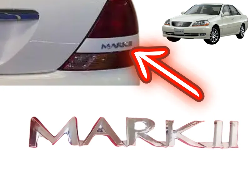 Toyota Mark 2 Emblem  | 1 Piece |  Image-1