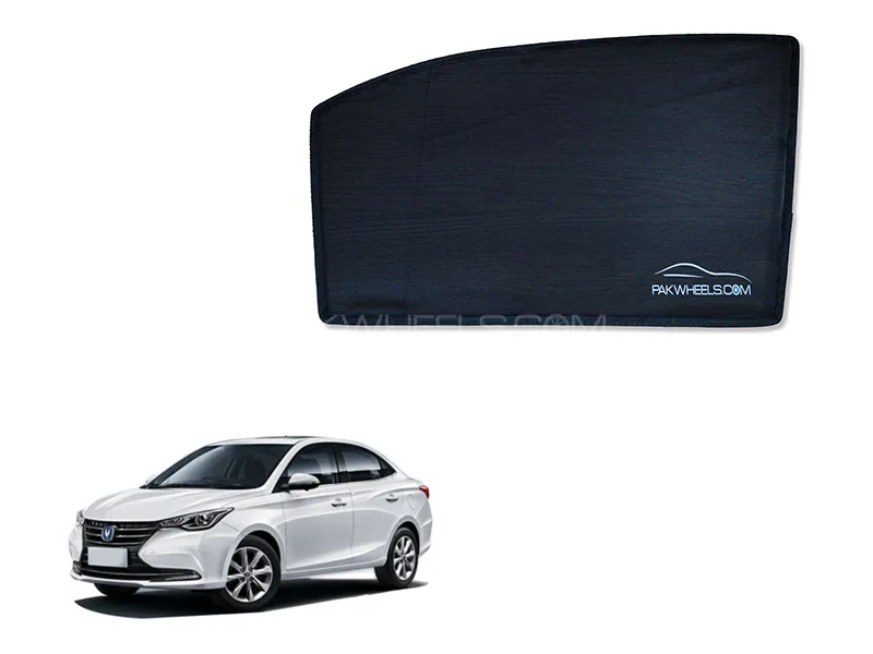 PakWheels Side Shade For Changan Alsvin - 4 Pcs Image-1