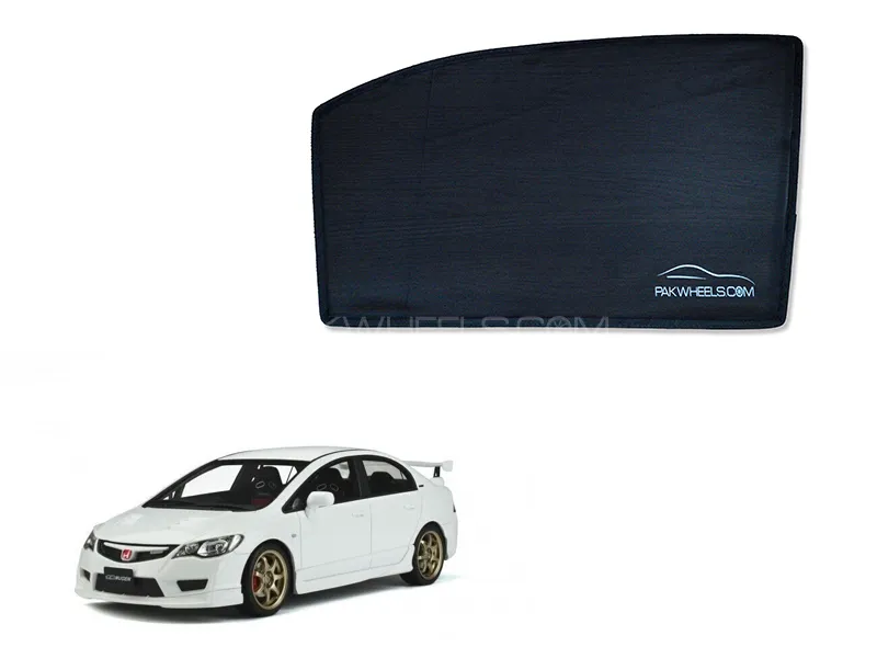 PakWheels Side Shade For Honda Civic Reborn 2006-2012 4 Pcs Image-1