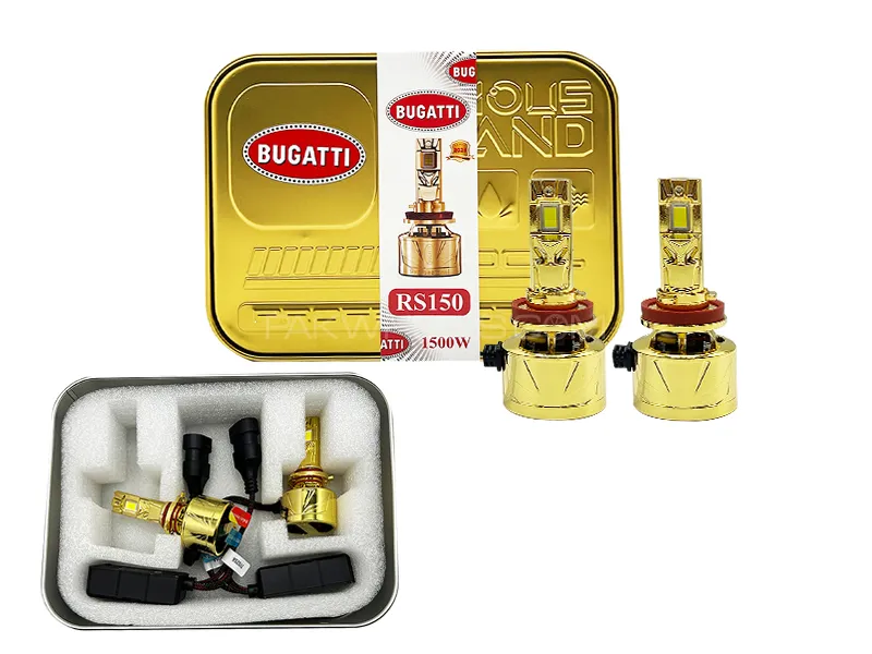Bugatti RS150 Car Led 150000LM 6500K - H11 - 1500W - 2025 New Edition (3 Month Warranty) Image-1