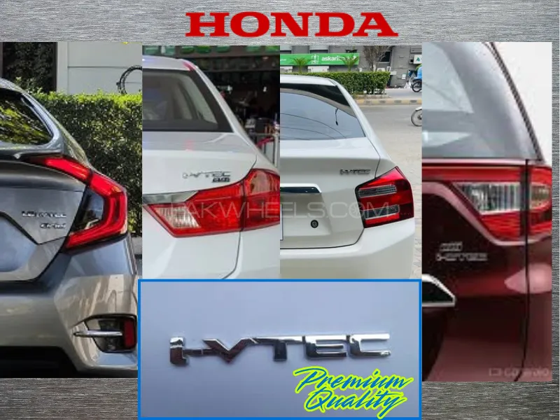 Honda  (I-VTEC) Rear Chrome Emblem