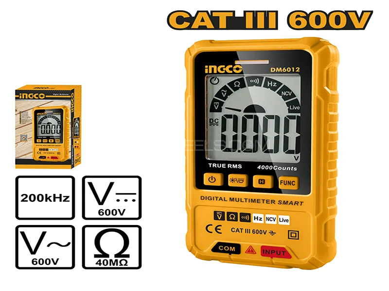 INGCO Digital Multimeter Model DM6012 Image-1
