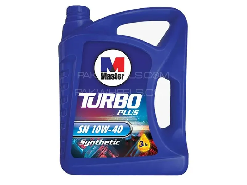 Master Oil Turbo Plus SN Synthetic 10W-40 | Engine Oil | 3 Litre Image-1