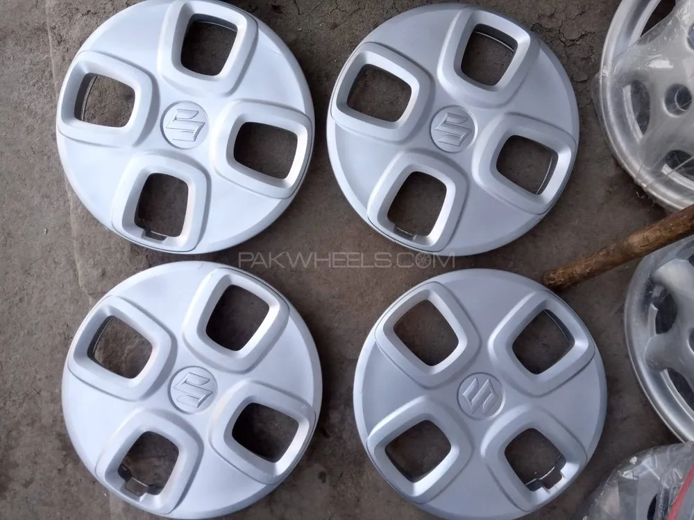 New 660 Alto 13 Size Original Japane Wheel Covers FRESH Set Image-1