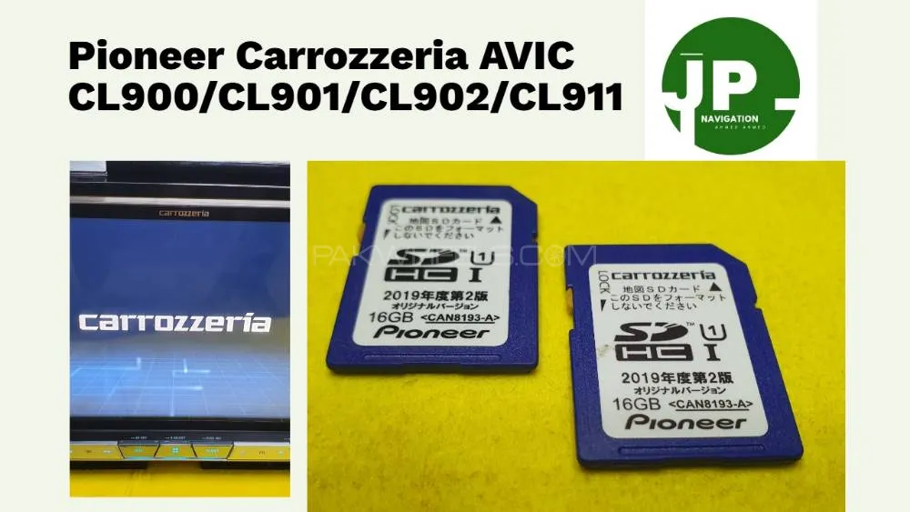 PIONEER CARROZZERIA #AVIC CL900 #AVIC CL901 #AVIC CL902  AVIC-CL911-DC MAP SD CARD ORIGNAL Image-1