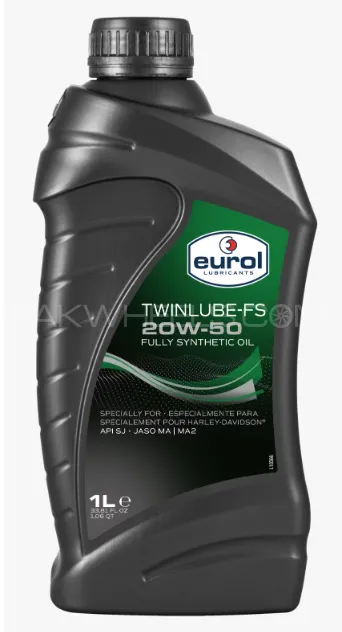 Eurol Harley Davidson imported oil 20W50 API-SN Fully Synthetic 1 Liter Image-1