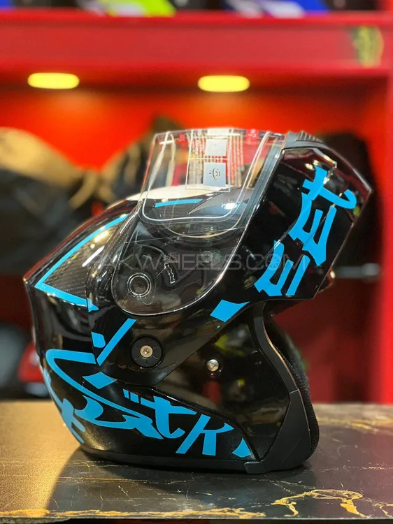 jiekai jk 111 dot certified flipup helmet Image-1
