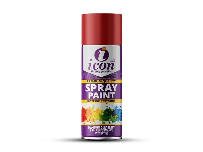 Icon Plus Spray Paint 300ml - Orange Red Image-1