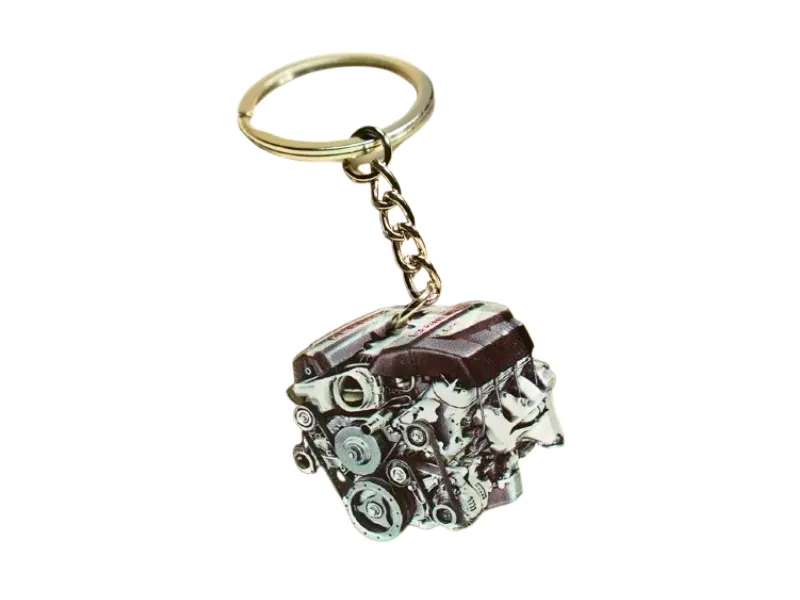 Zingfix Acrylic Engine Design Keychain  Image-1