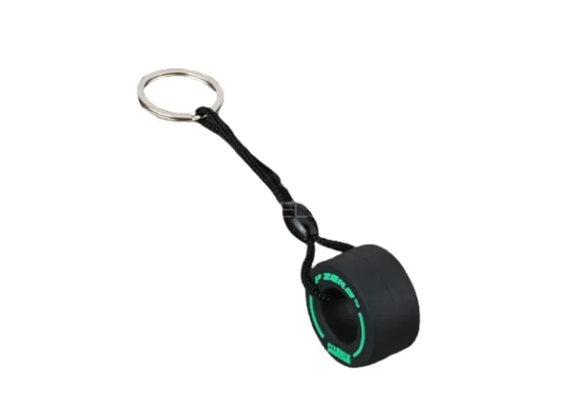 Zingfix PVC Soft Rubber Tire Keychain  Image-1