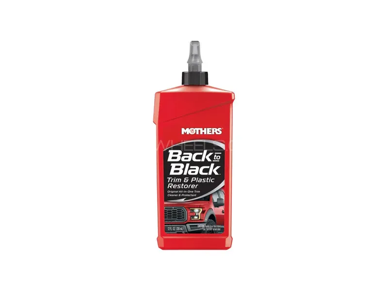 Mothers Back to Black Trim and Plastic Restorer 12oz - Made in USA Image-1