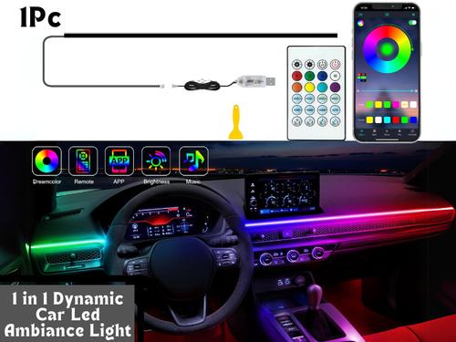 1Pc Dashboard Dynamic LED Ambiance Strip Lights | LED Strip Interior Light RGB | LED Strip Ambient 1Pc Dashboard Dynamic LED Ambiance Strip Lights | LED Strip Interior Light RGB | LED Strip Ambient