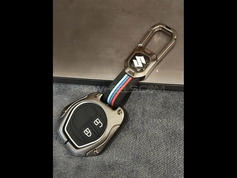 Metal Key Cover For Suzuki Wagon R Image-1