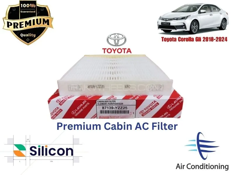 Toyota Corola Gli 2018-2025 Premium Quality Cabin Filter - Imported Image-1