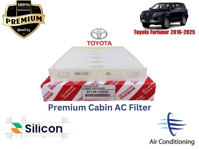 Toyota Fortuner 2016-2025 Premium Quality Cabin Filter - Imported Image-1