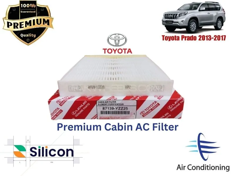 Toyota Prado 2013-2017 Premium Quality Cabin Filter - Imported Image-1