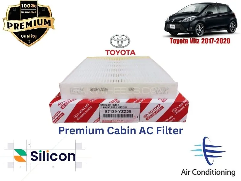 Toyota Vitz 2017-2020 Premium Quality Cabin Filter - Imported Image-1