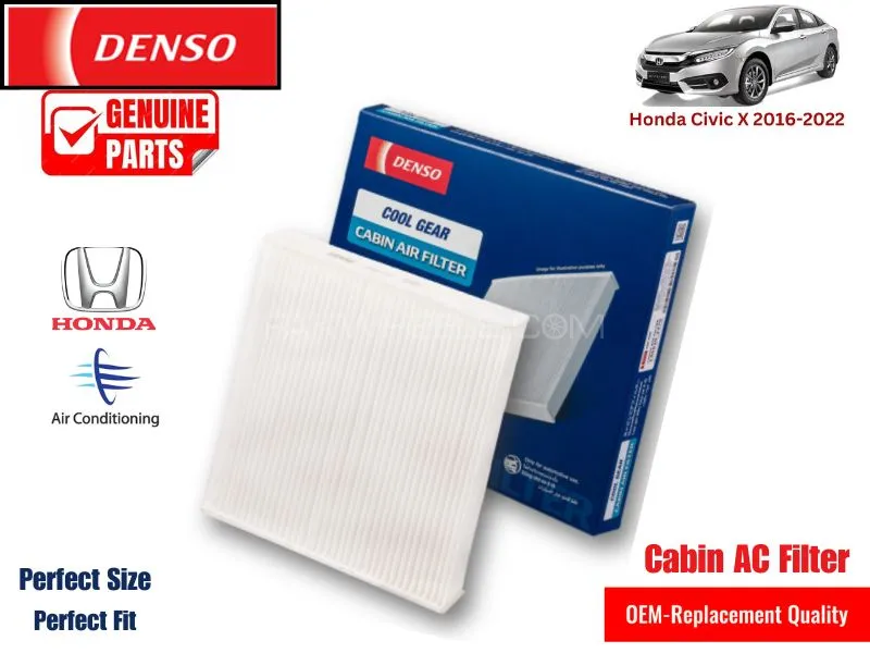 Honda Civic X 2016-2022 Denso Genuine Cabin Filter - Honda OEM Quality