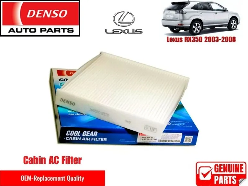 Lexus RX350 2003-2008 Denso Genuine Cabin Filter - Toyota OEM Quality