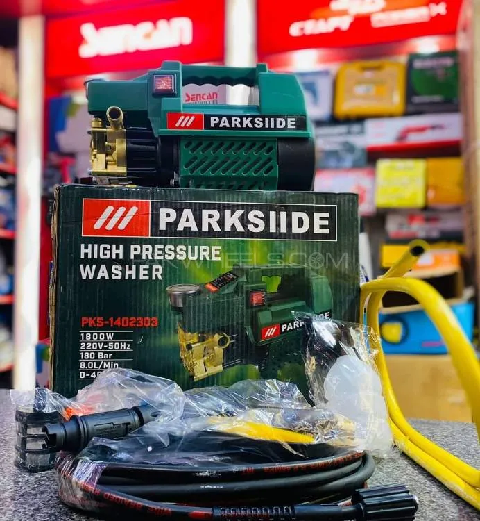 Parkside High Pressure Car Washer Machine for Cleaning Car, Solar Image-1