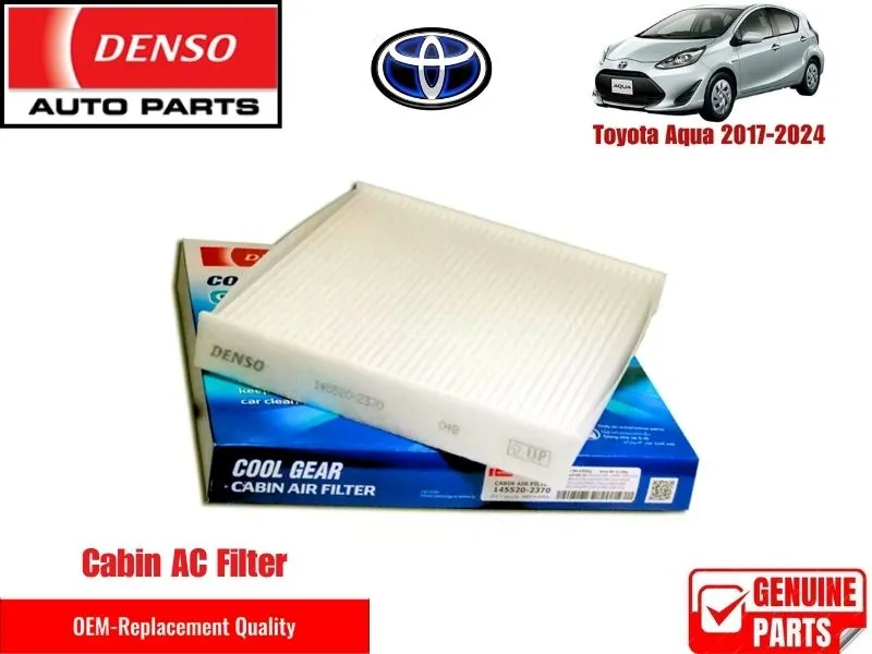 Toyota Aqua 2017-2024 Denso Genuine Cabin Filter - Toyota OEM Quality Image-1