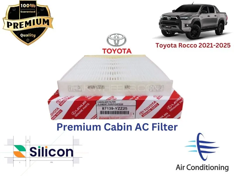 Toyota Hilux Rocco 2015-62025 Premium Quality Cabin Filter - Imported Image-1