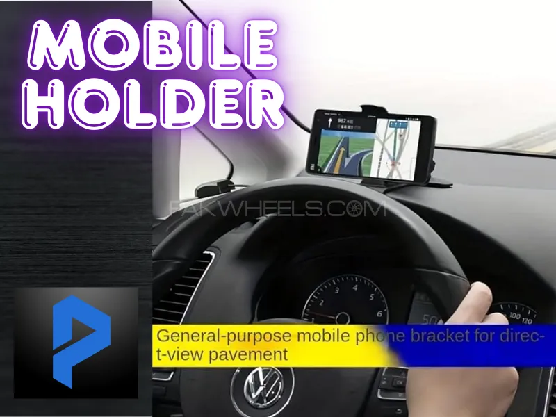 Retro Layout Automobile Dashboard Cell / Mobile Phone Mount Holder Stand Image-1