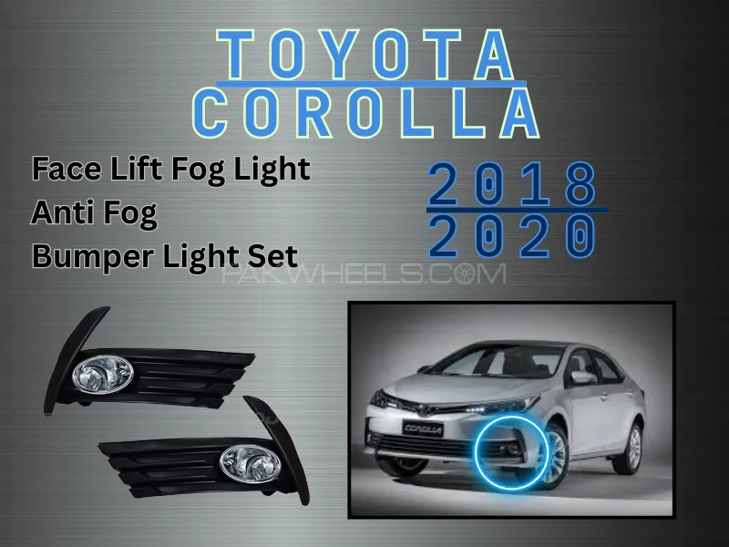 Fog Lights For Toyota Corolla 2017-2020 Image-1
