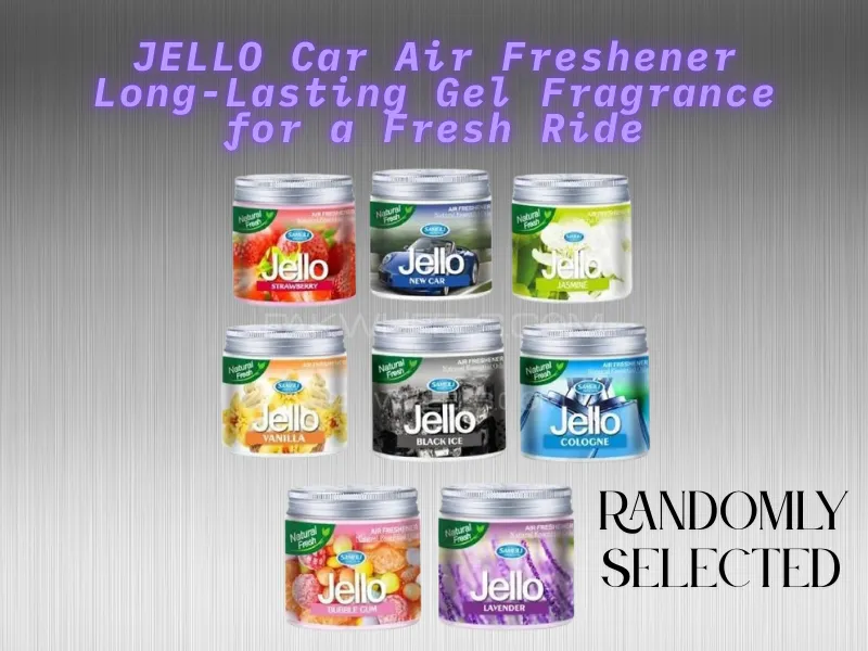 JELLO Car Air Freshener – Long-Lasting Gel Fragrance for a Fresh Ride Image-1