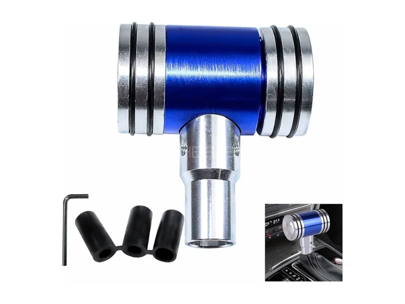 Momo Hammer Style Gear Knob Blue Image-1