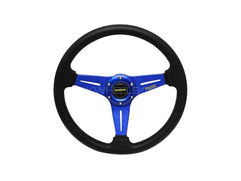 MOMO Racing Steering Wheel Blue Image-1