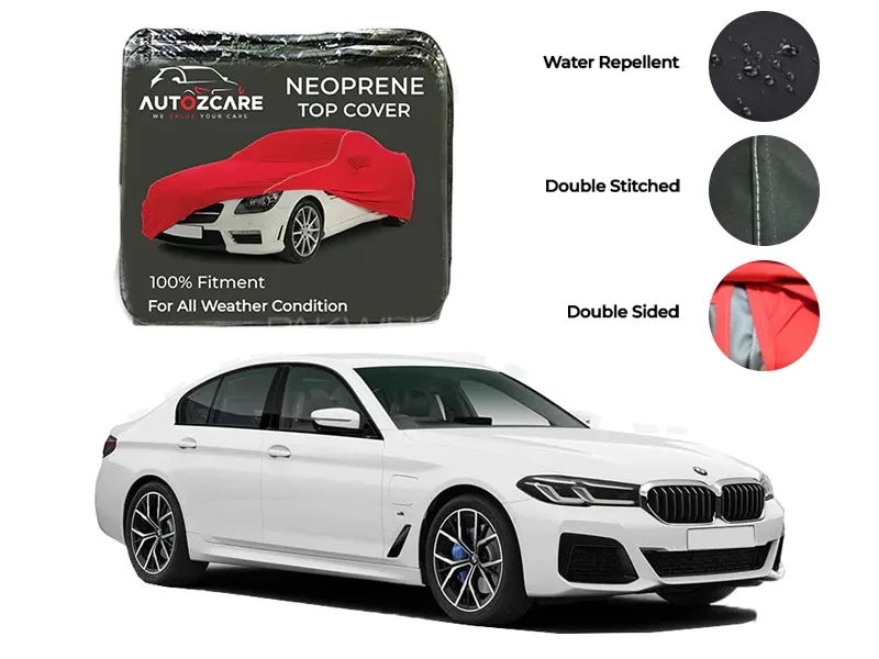 BMW 523i Neoprene Top Cover - Model 2003-2017 Image-1
