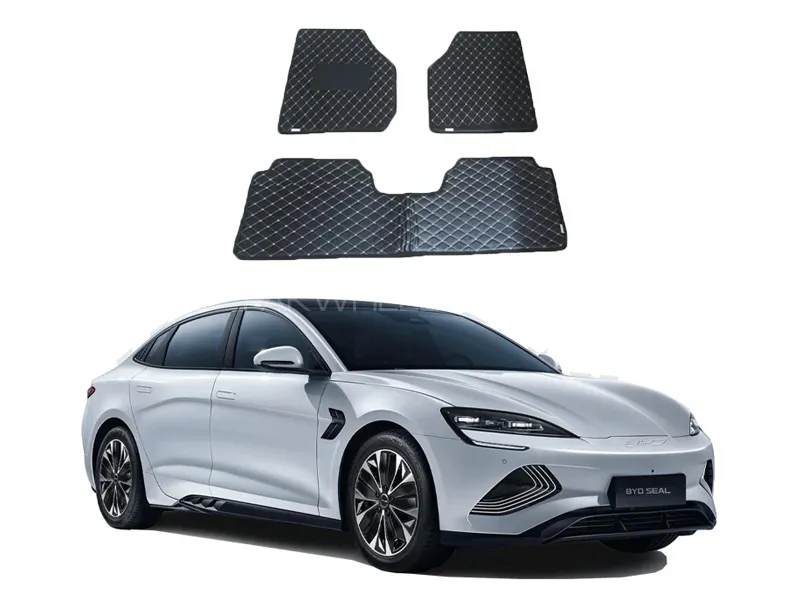 BYD Seal 7D Floor Mat ( Flat Style ) 3PCS - Model 2024-2025 Image-1