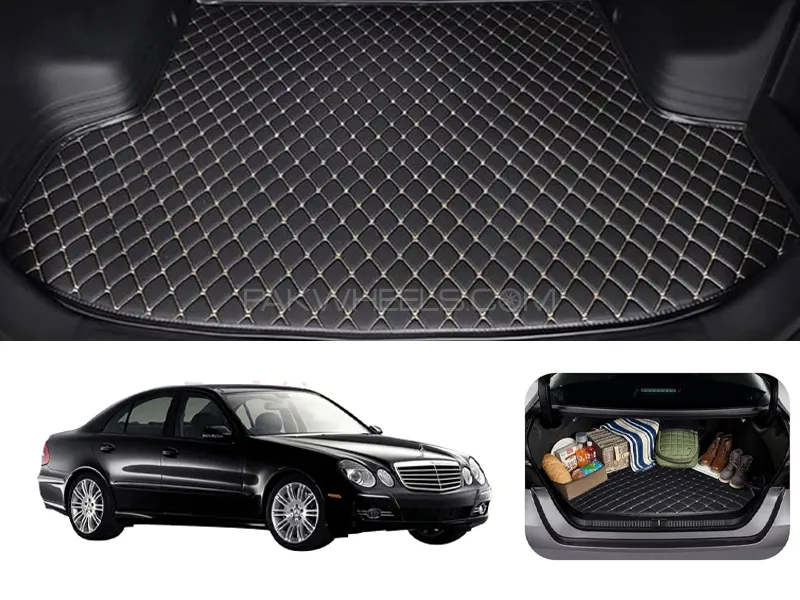 Mercedes E200 7D Custom Car Trunk Mat - Model 2002-2009