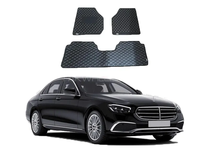 Mercedes E200 7D Floor Mat ( Flat Style ) 5PCS - Model 2009-2025 Image-1