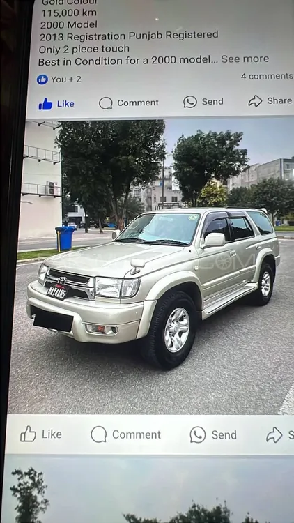 Toyota Surf 2000 for Sale in Sahiwal Image-1